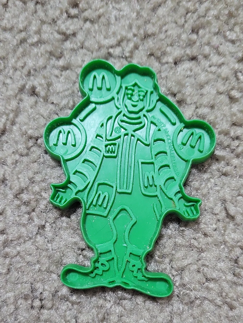 Vintage 1987 McDonald's  Ronald McDonald Cookie Cutter